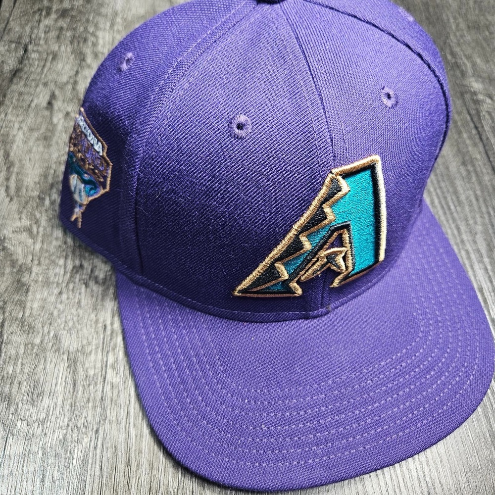 Arizona Diamondbacks 47 Brand Cooperstown Purple Snapback Hat Side Patch New